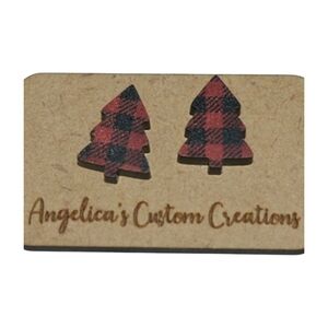 Buffalo Plaid Tree Wood Studs